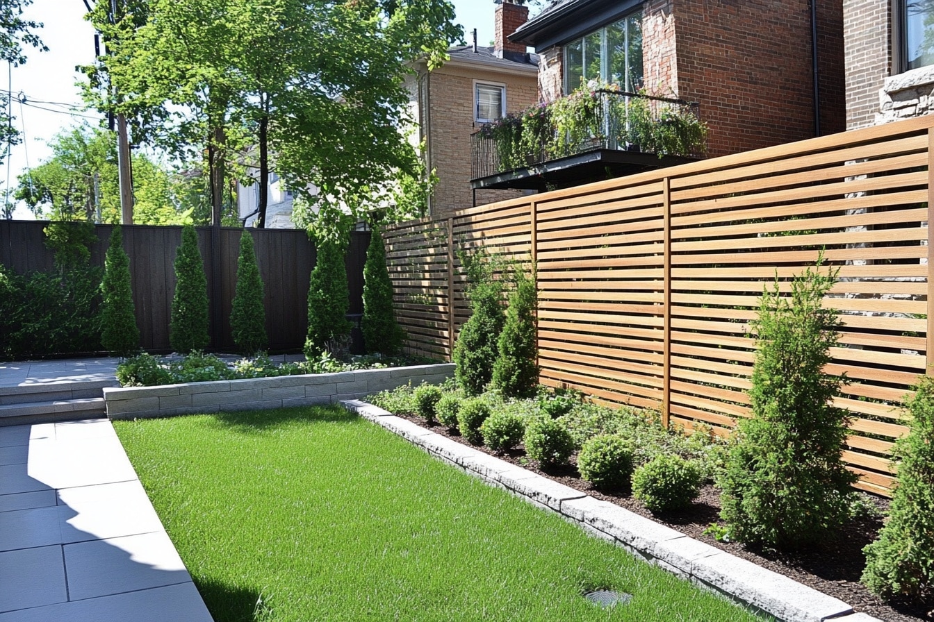 Une clôture en bois composite à la durée de vie élevée